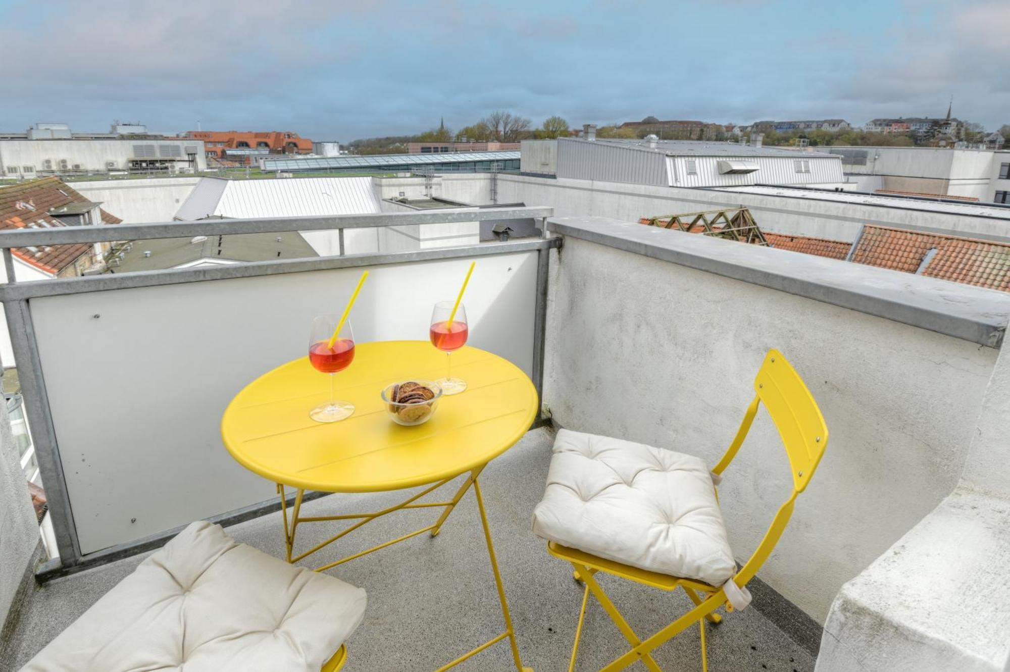 Mittendrin - Apartment Mit 2 Balkonen Sehr Zentral Φλένσμπουργκ Εξωτερικό φωτογραφία